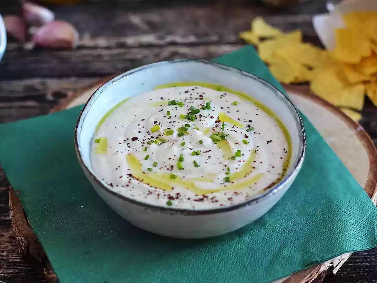 Hummus med vita bönor och kokosmjölk - foto 3