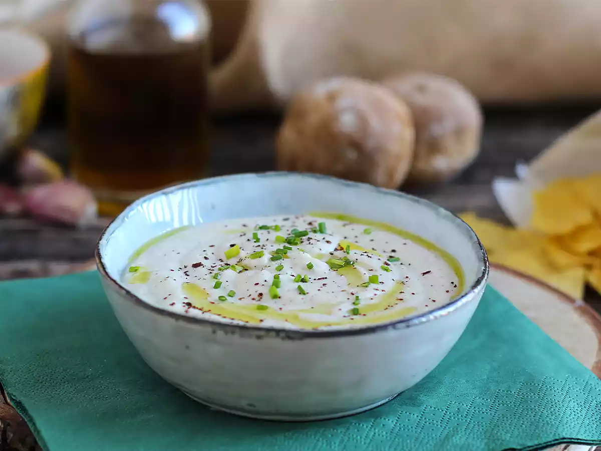 Hummus med vita bönor och kokosmjölk - foto 4