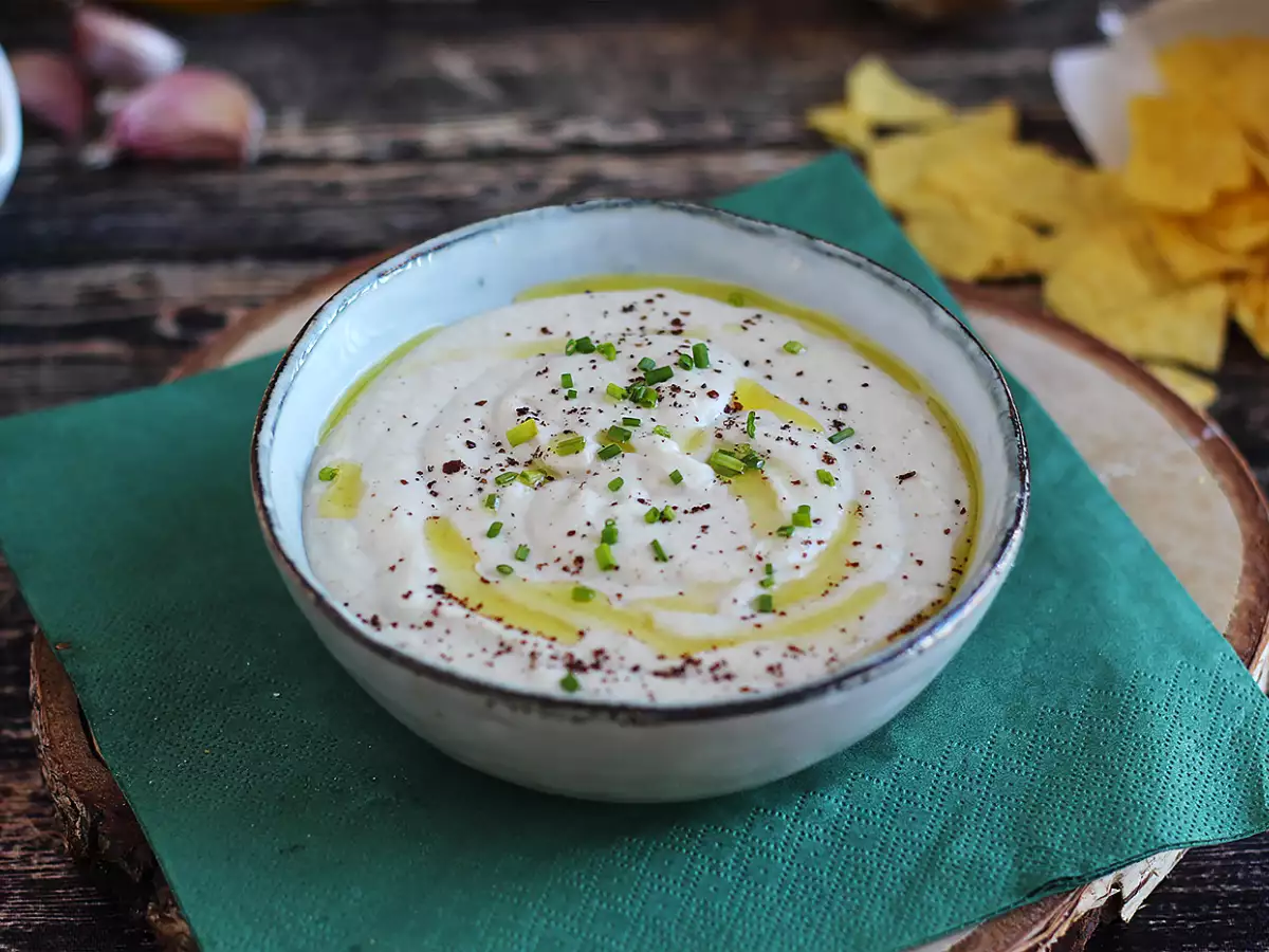 Hummus på vita bönor och kokosmjölk - foto 3