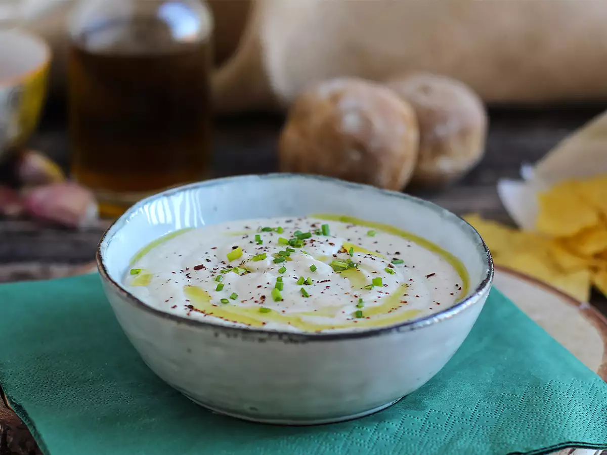 Hummus på vita bönor och kokosmjölk - foto 4