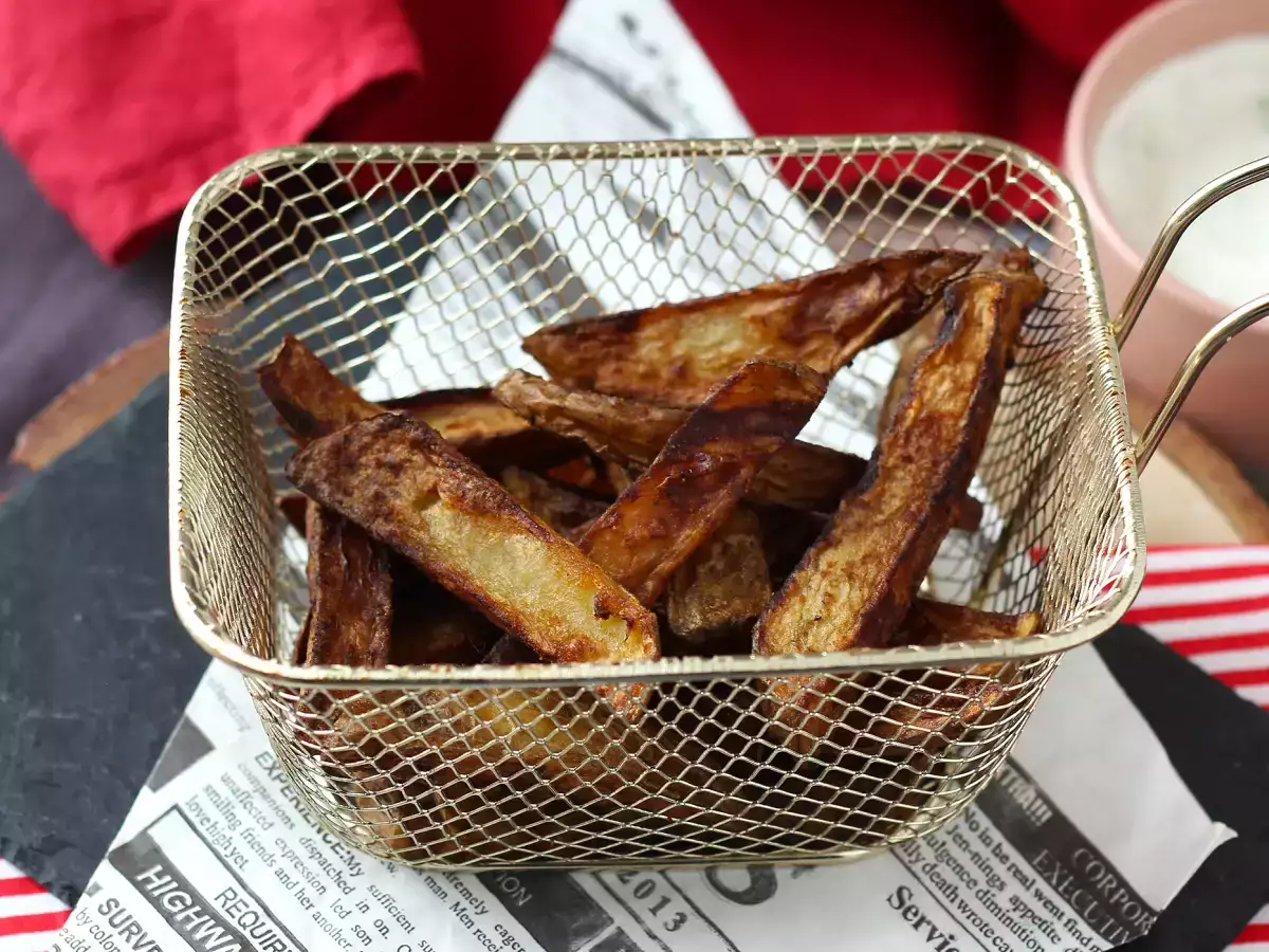 Hur gör man krispiga pommes frites i airfryer? - foto 2