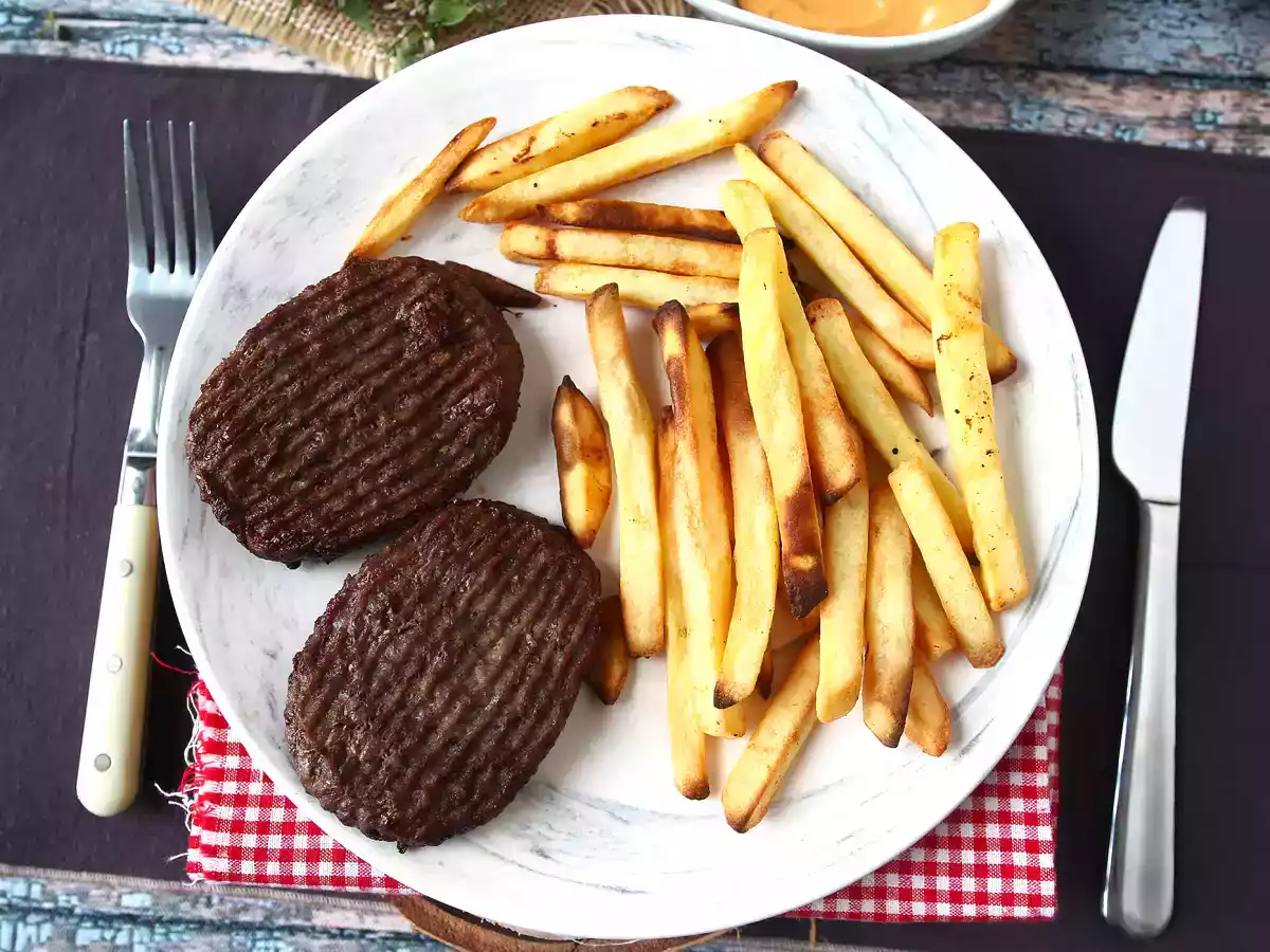Hur lagar du en malet biff i Air Fryer? - foto 4