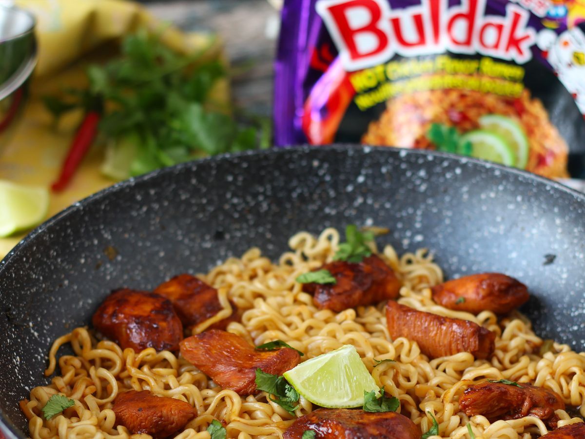 Hur man lagar Buldak Habanero Lime-nudlar, recept med marinerad kyckling! - foto 4