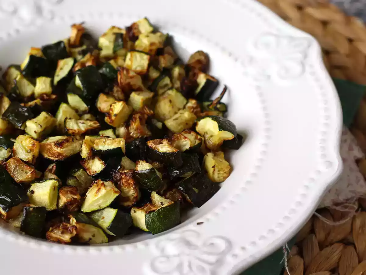 Hur tillagar jag zucchini i Air Fryer? - foto 2