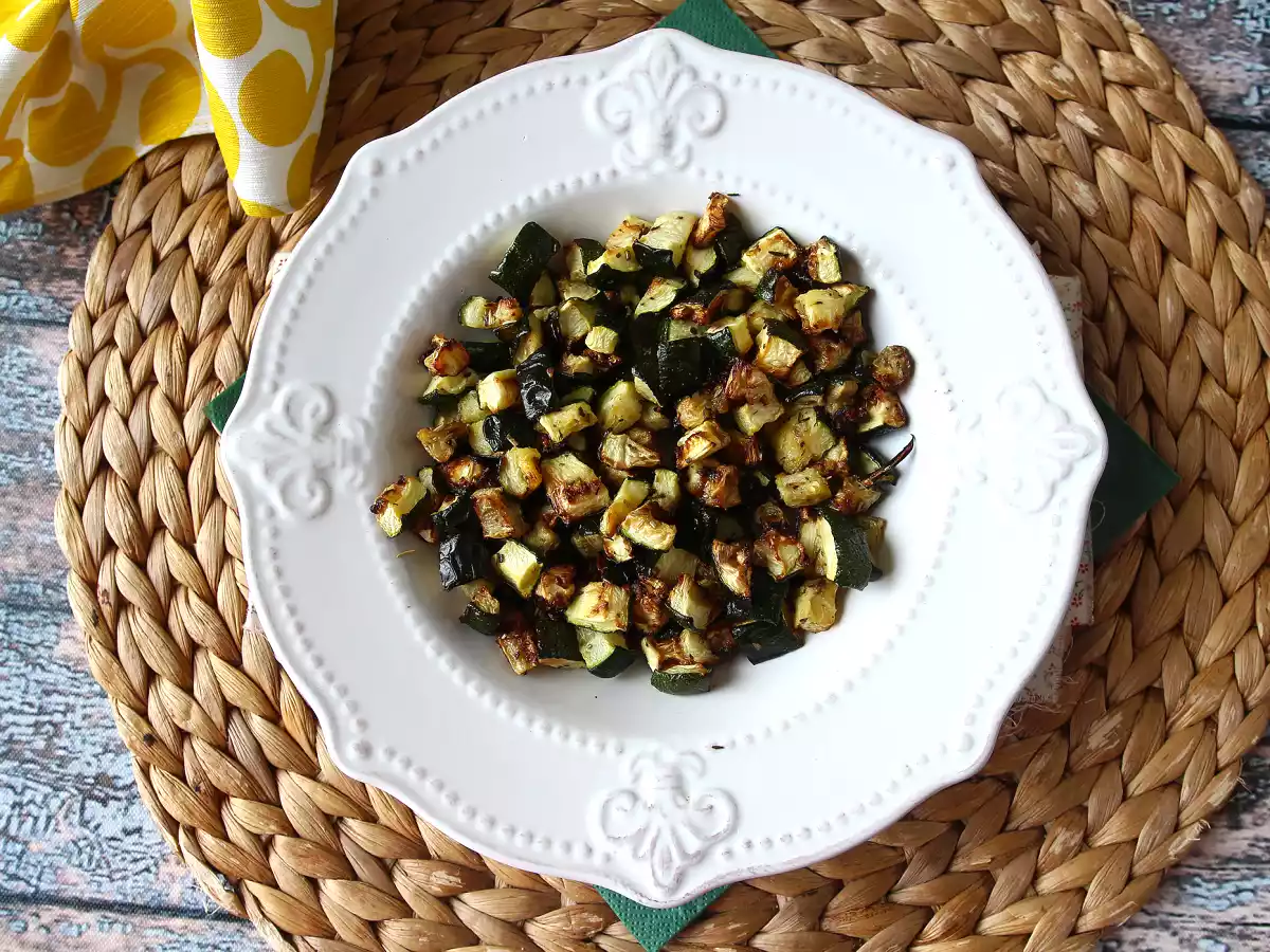 Hur tillagar jag zucchini i Air Fryer? - foto 3