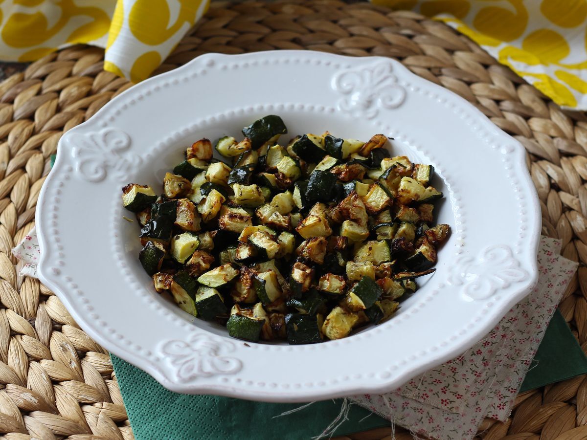 Hur tillagar jag zucchini i Air Fryer? - foto 4