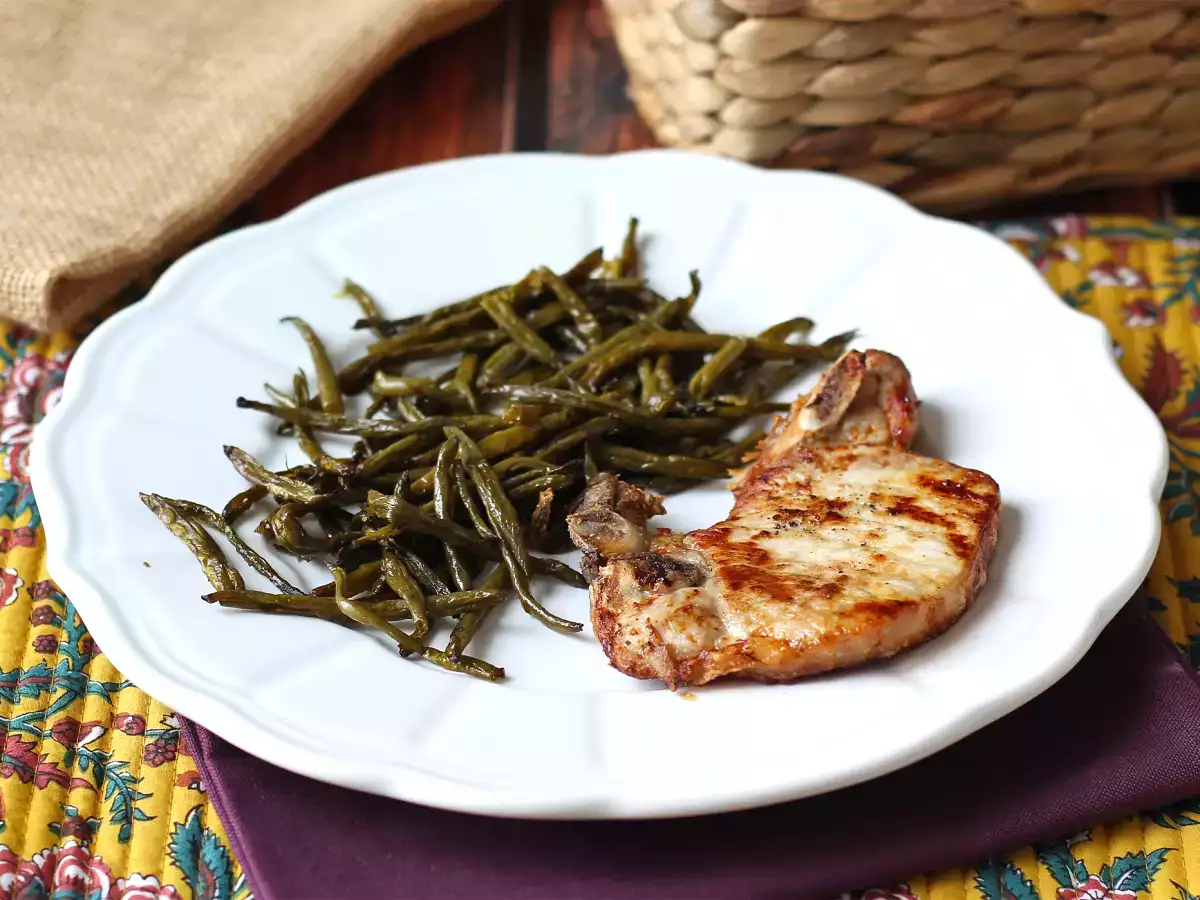 Hur tillagar man en fläskkotlett i Airfryer? - foto 5