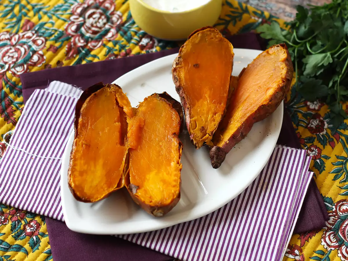 Hur tillagar man sötpotatis i airfryer? En enkel och effektiv metod! - foto 2
