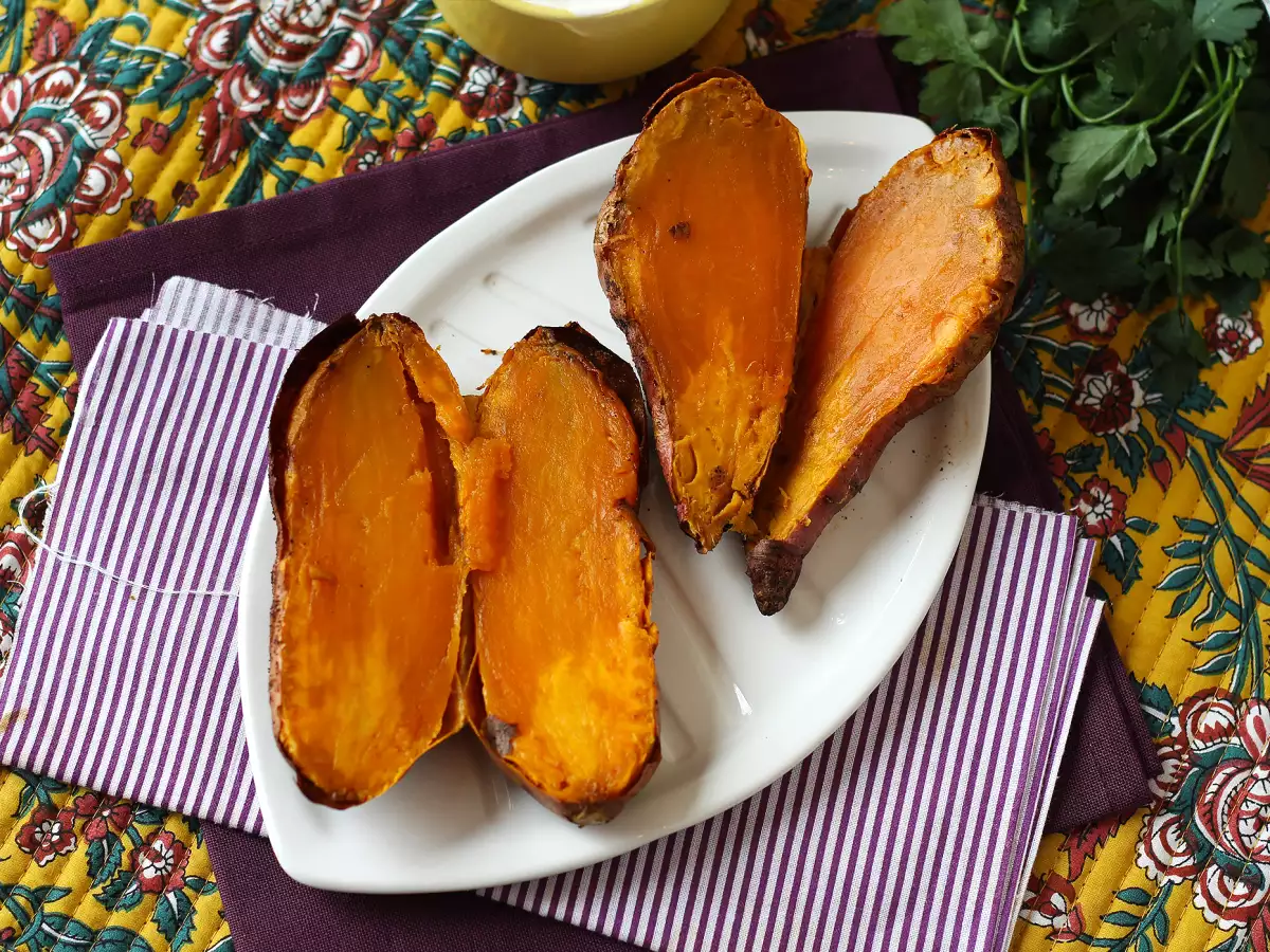 Hur tillagar man sötpotatis i airfryer? En enkel och effektiv metod! - foto 4