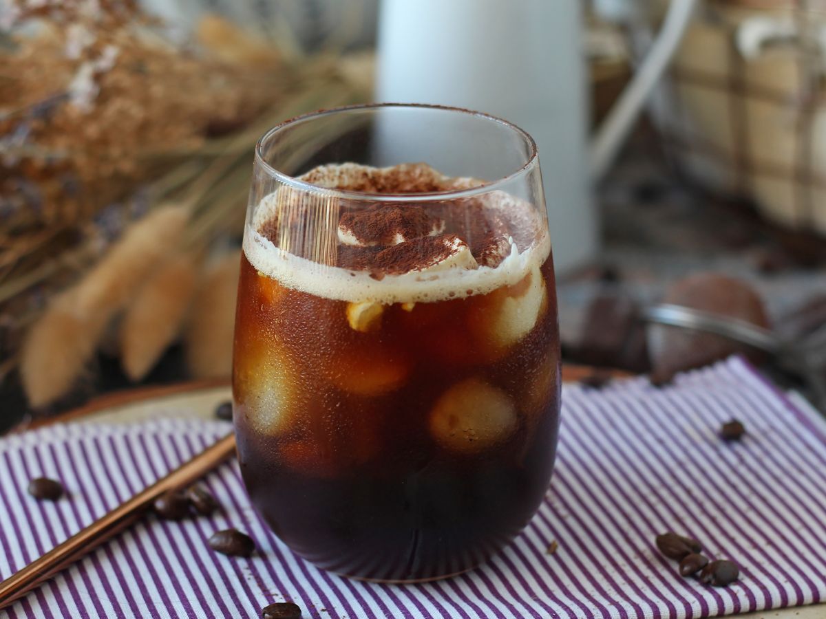 Iskaffe med smak av tiramisu