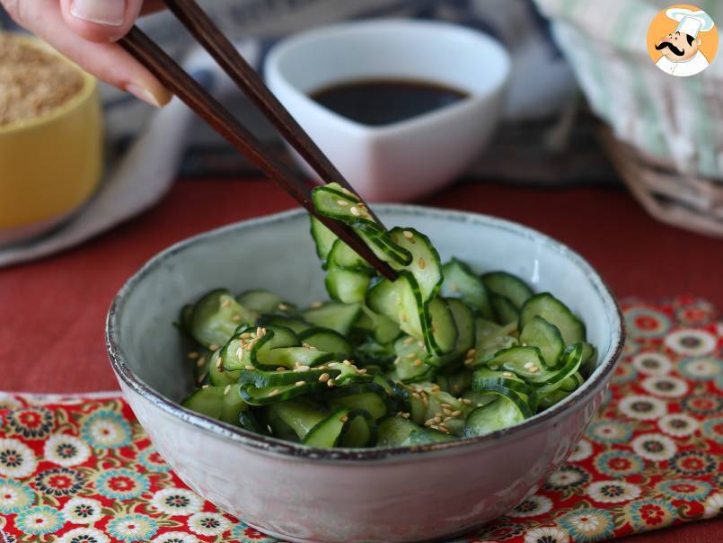 Japansk inlagd gurksallad