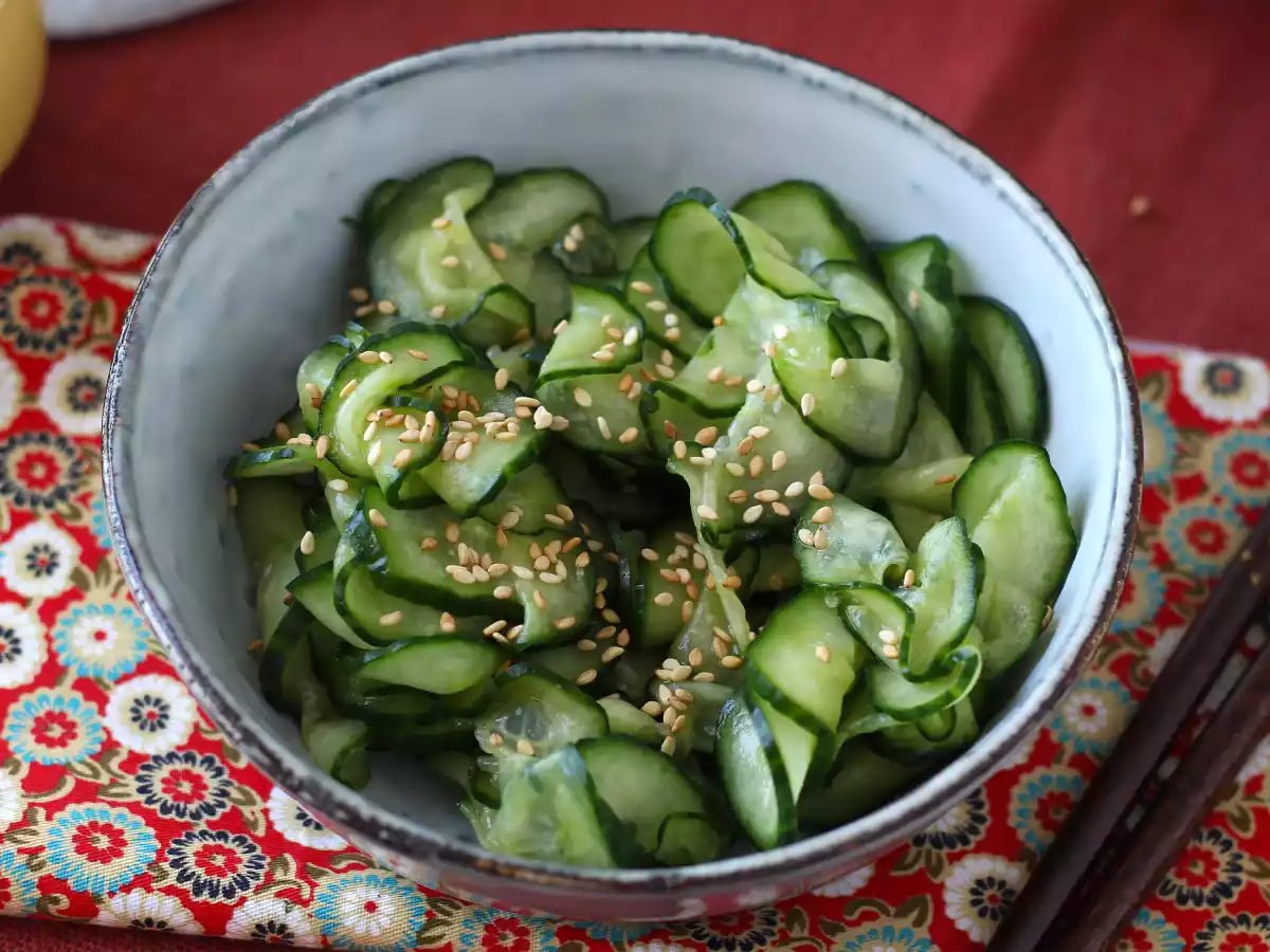 Japansk inlagd gurksallad - foto 5