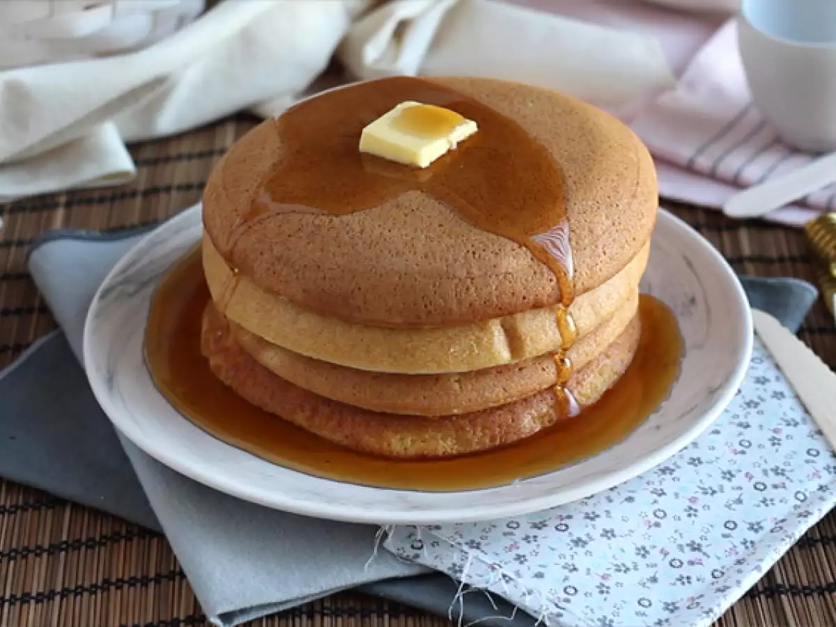Japanska pannkakor – fluffiga japanska pannkakor