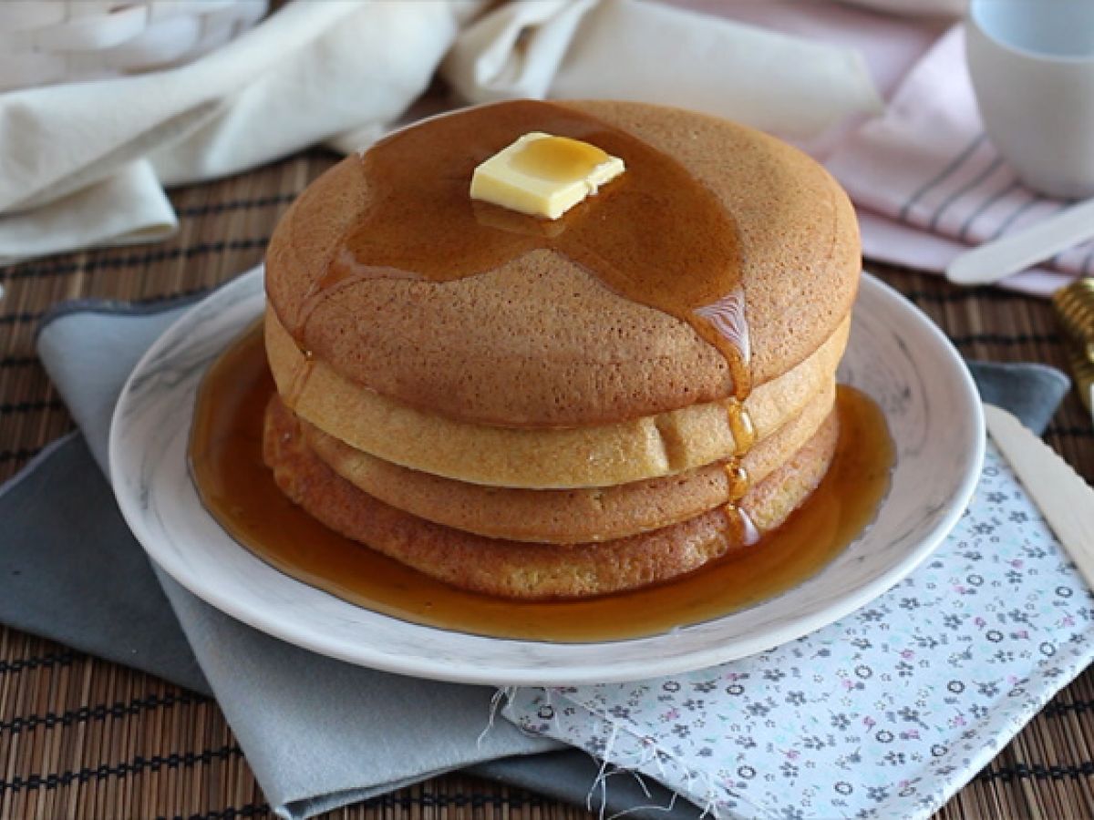 Japanska pannkakor. Fluffiga pannkakor