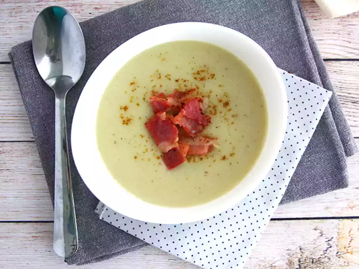 Jordärtskocks-, potatis- och baconsoppa - foto 2