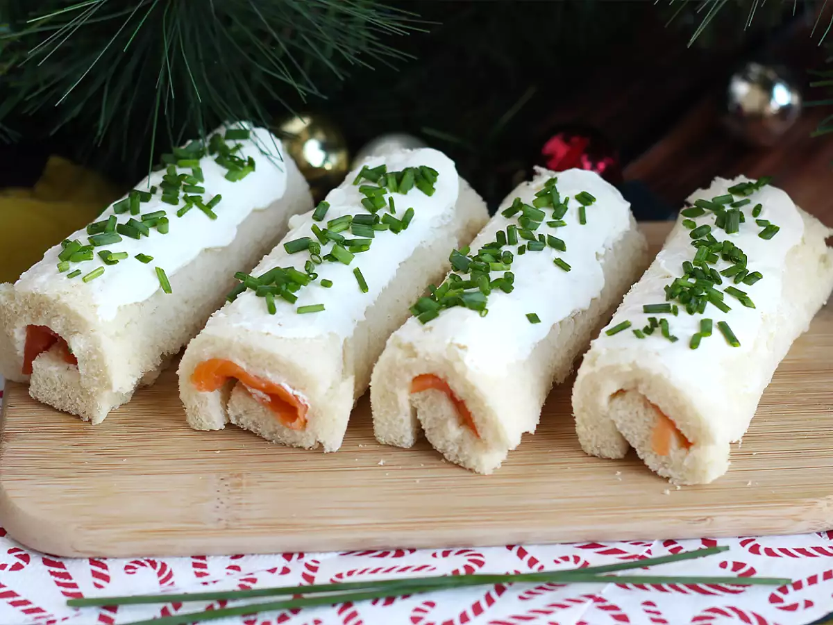 Julstubbar av toastbröd - foto 5