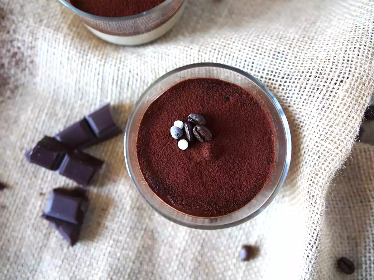 Kaffepudding med ganache och kakao - foto 4