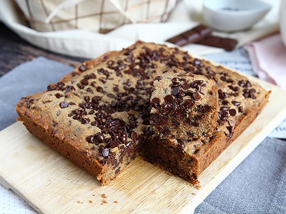 Kaka med chokladbitar - foto 3