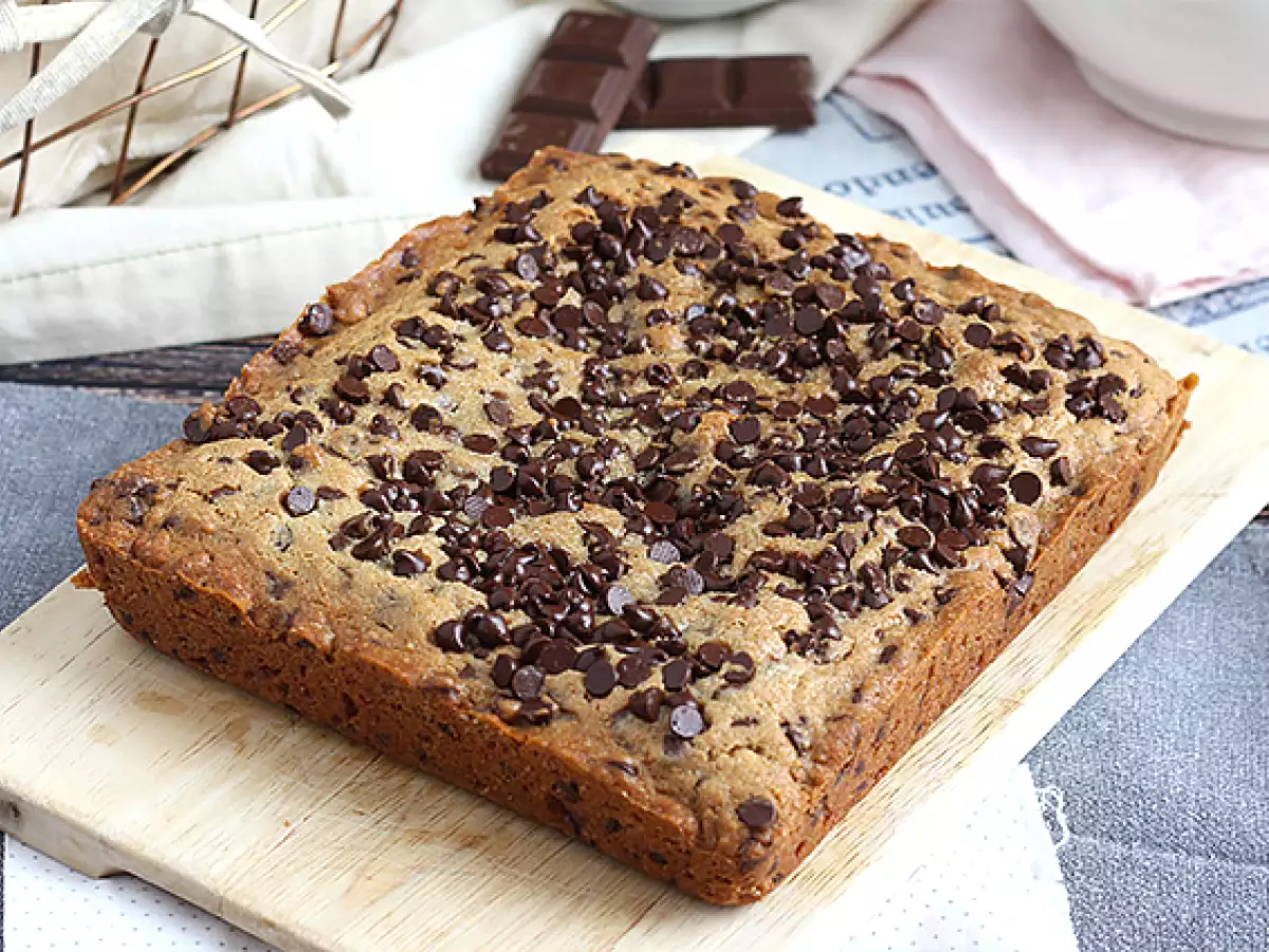 Kaka med chokladbitar - foto 4