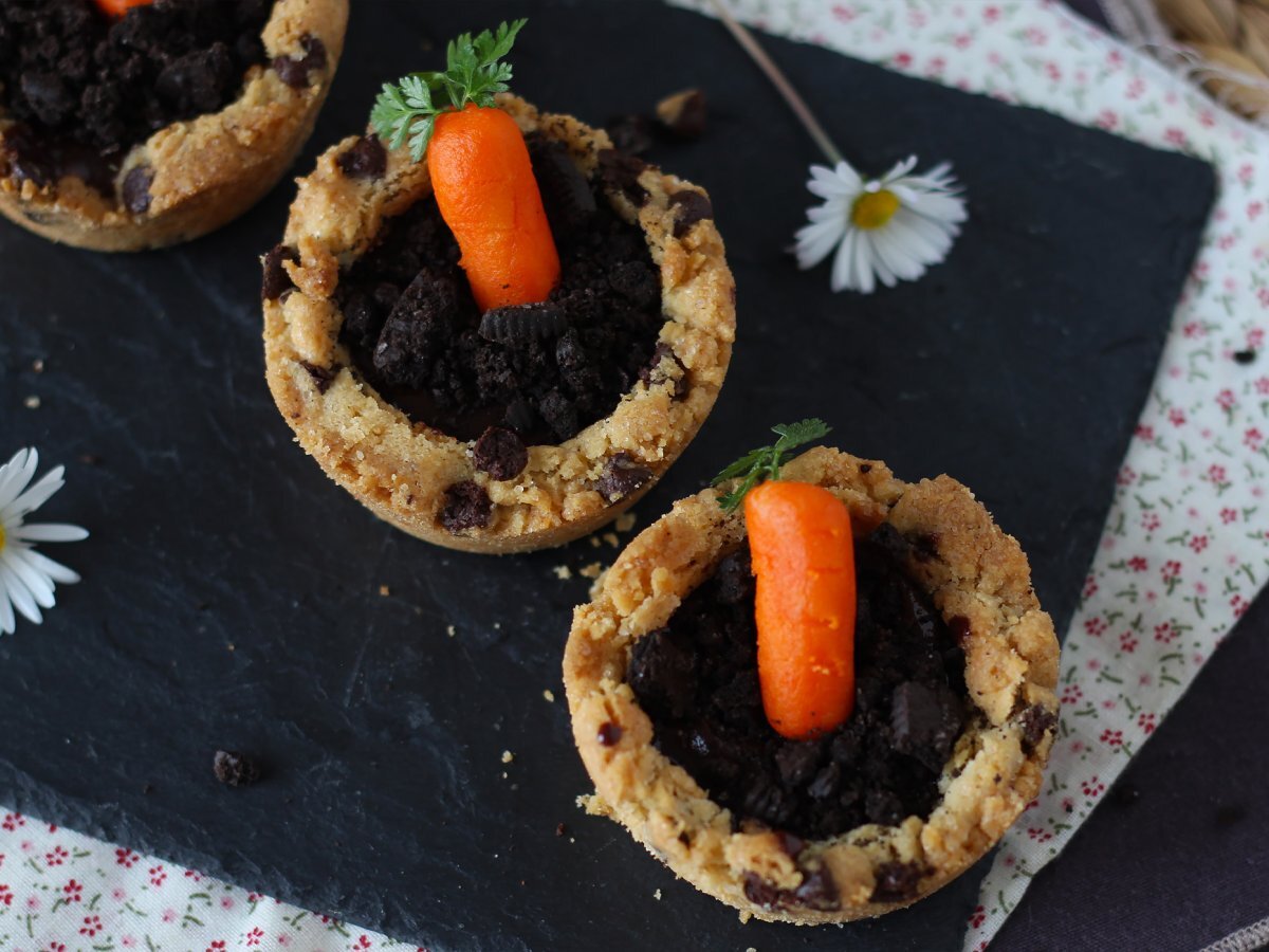 Kakburkar med chokladganache i morotsstil - foto 4