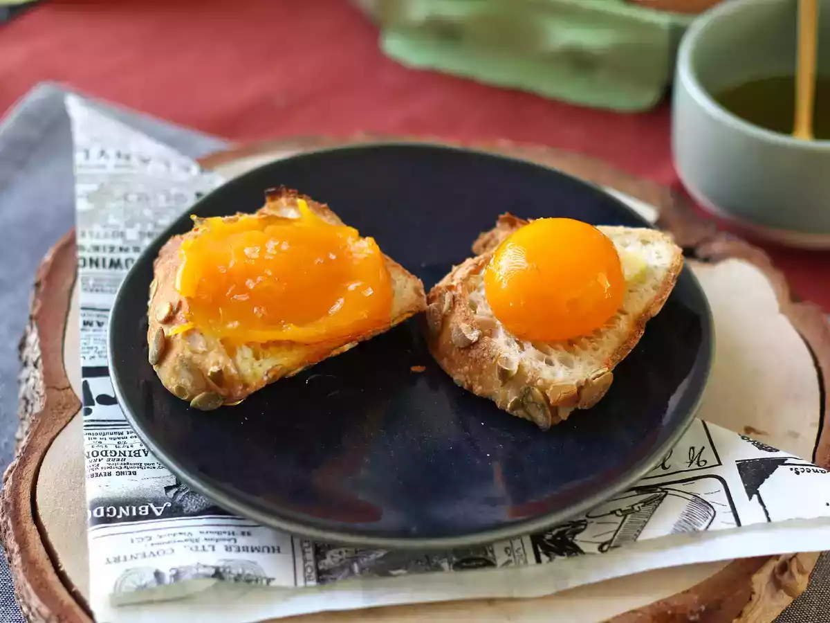 Kanderade äggulor att breda med Air Fryer - foto 6