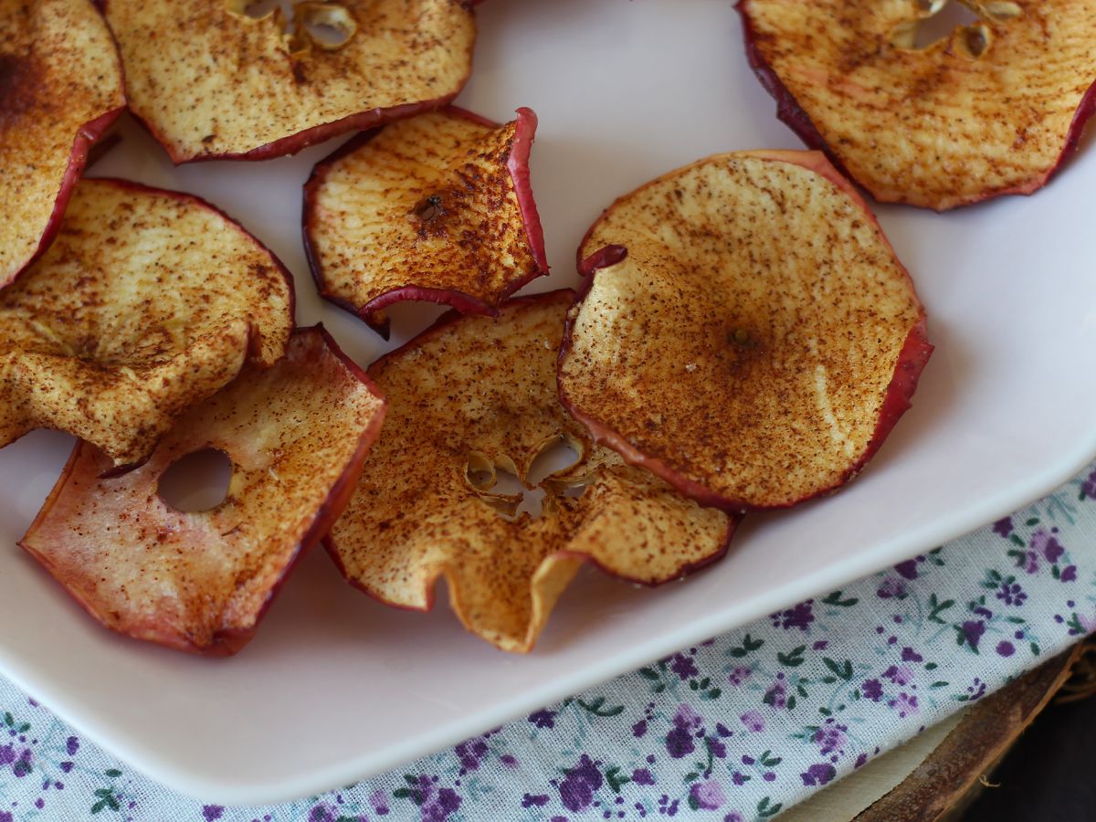 Kanel- och äppelchips med Air Fryer - foto 3
