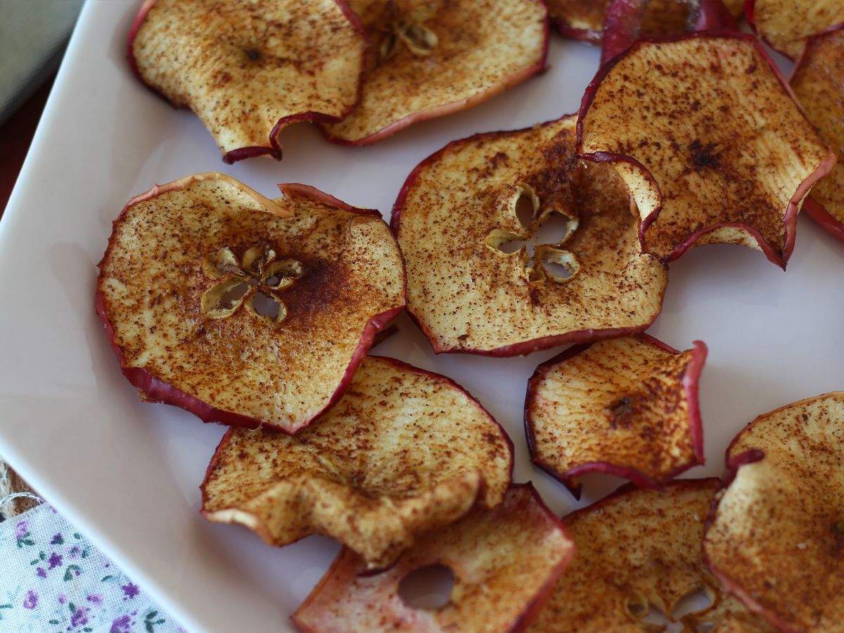 Kanel- och äppelchips med Air Fryer - foto 5