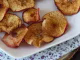 Kanel- och äppelchips med Air Fryer, foto 2