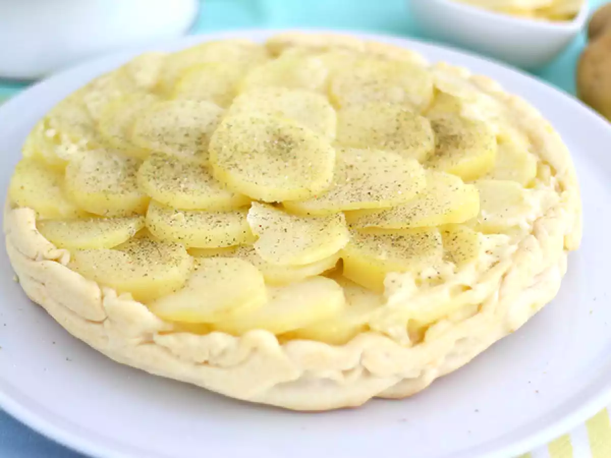 Kantarellpotatis Tarte Tatin