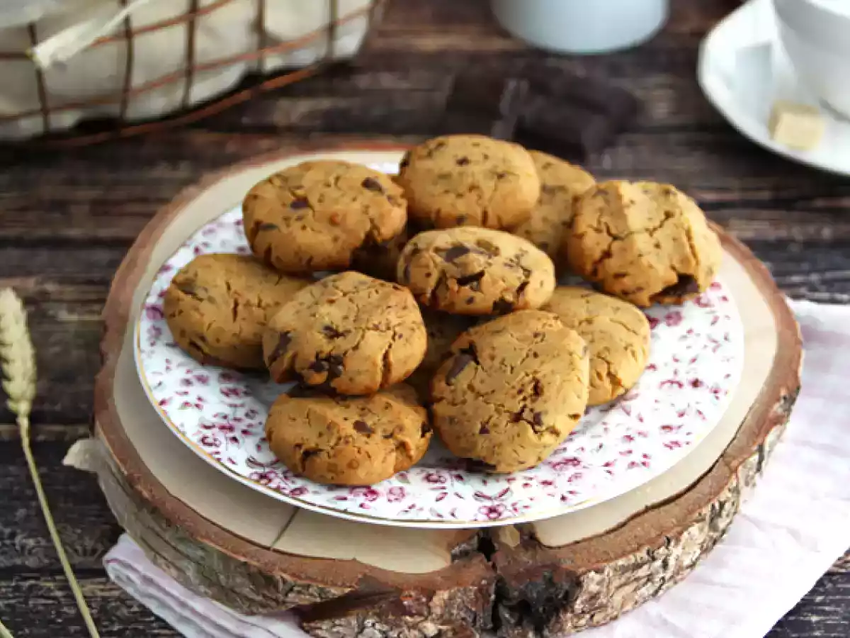 Kex med chokladbitar (veganska och glutenfria) - foto 3