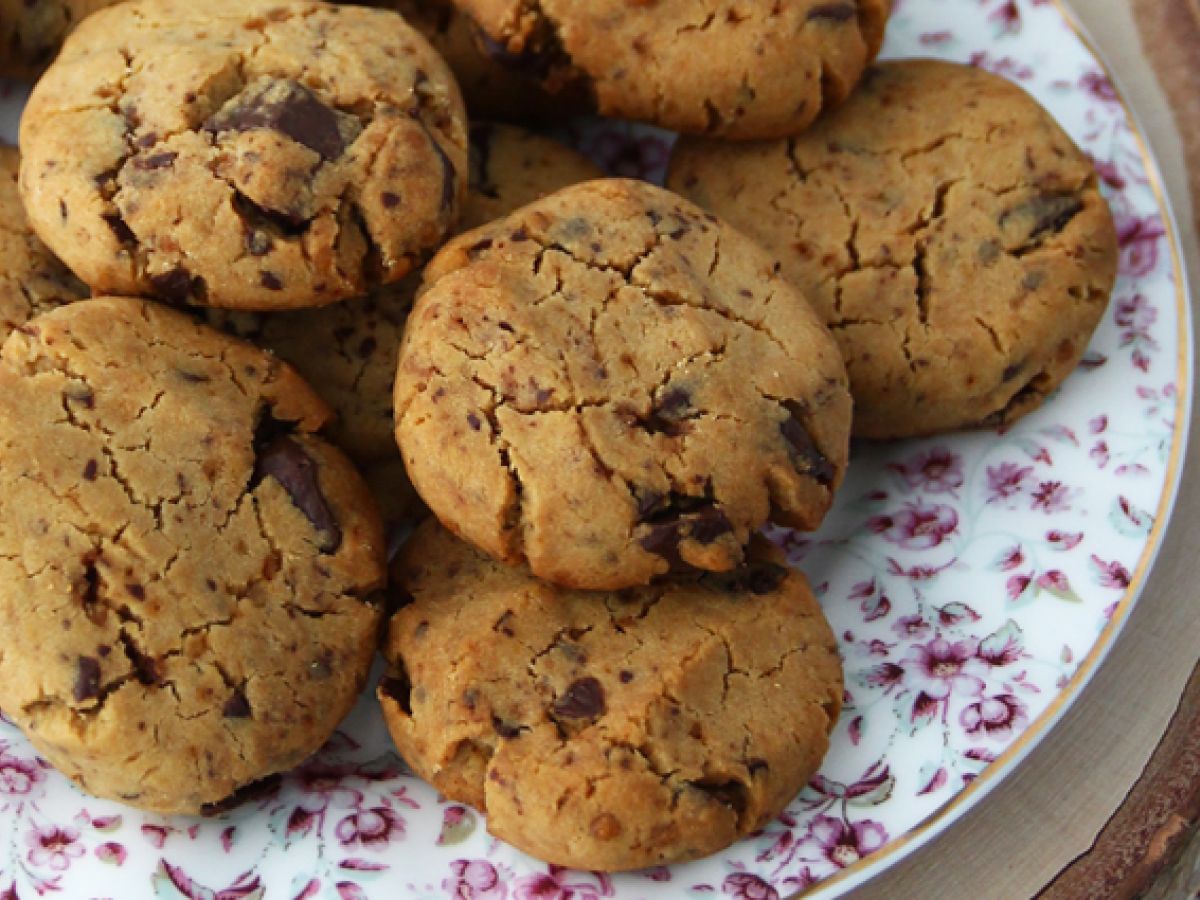 Kex med chokladbitar (veganska och glutenfria) - foto 4