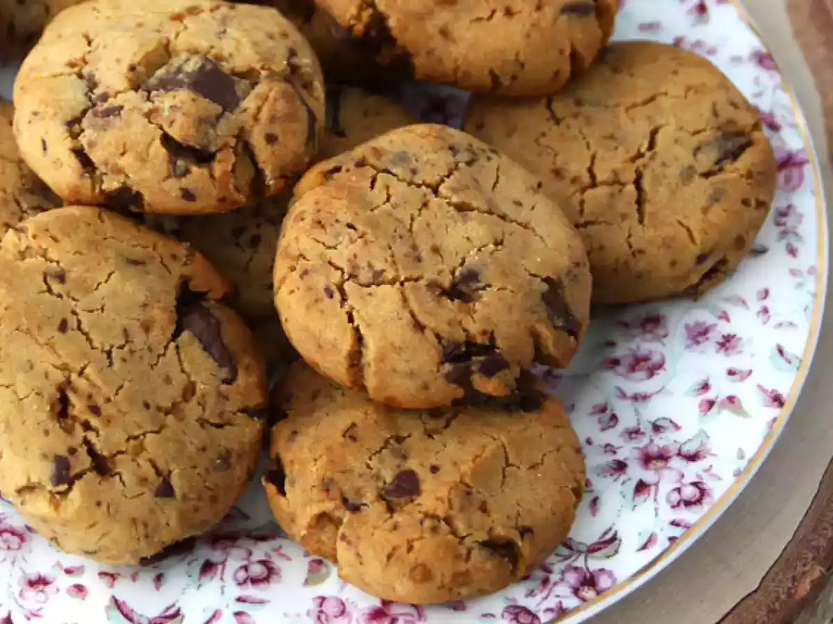 Kex med chokladbitar (veganska och glutenfria) - foto 4