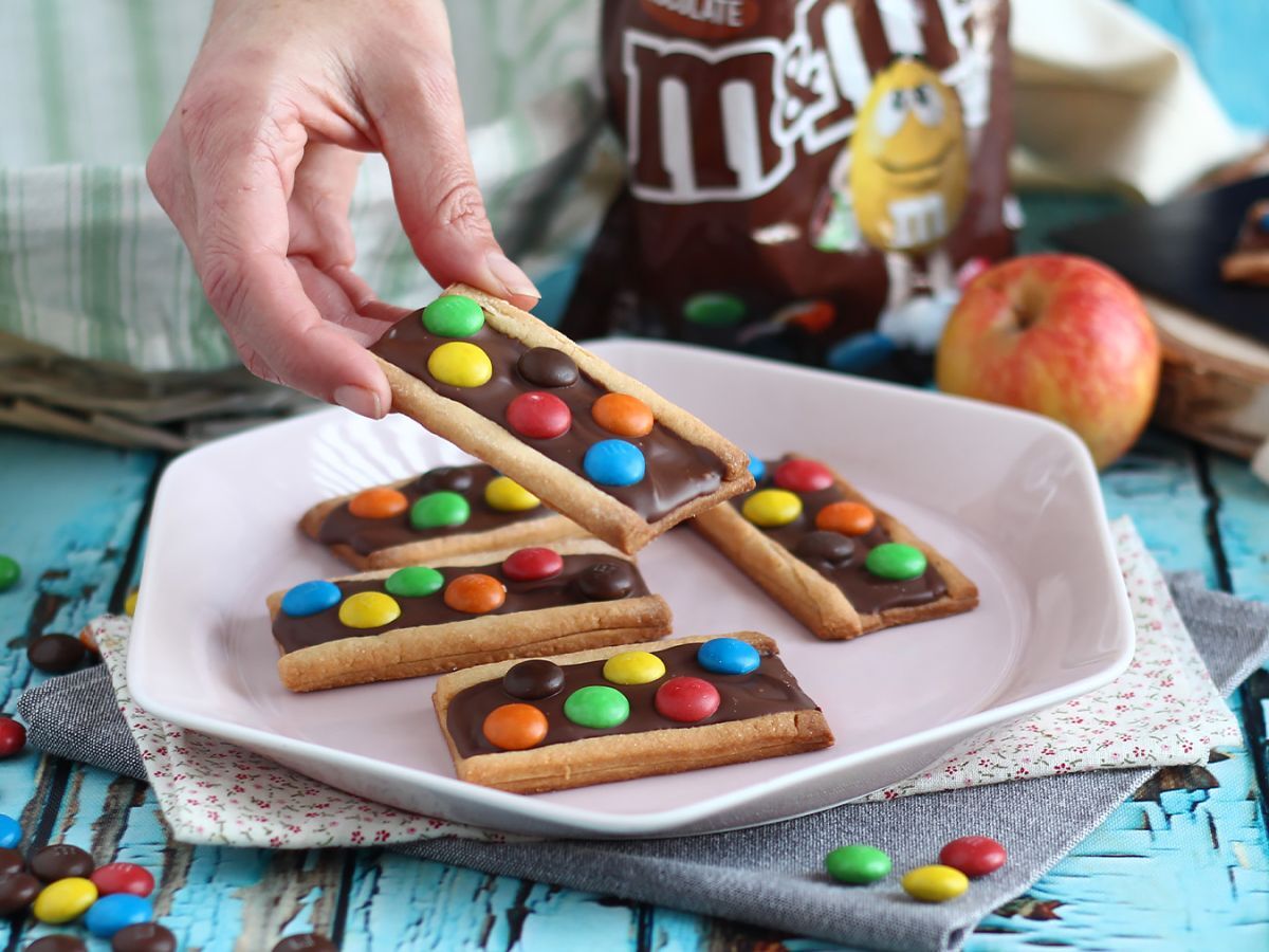 Kex med m&m's