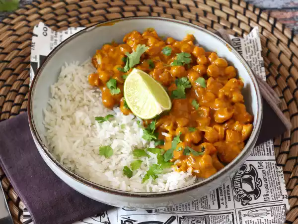 Recept Kikärtscurry, det supergoda veganska receptet