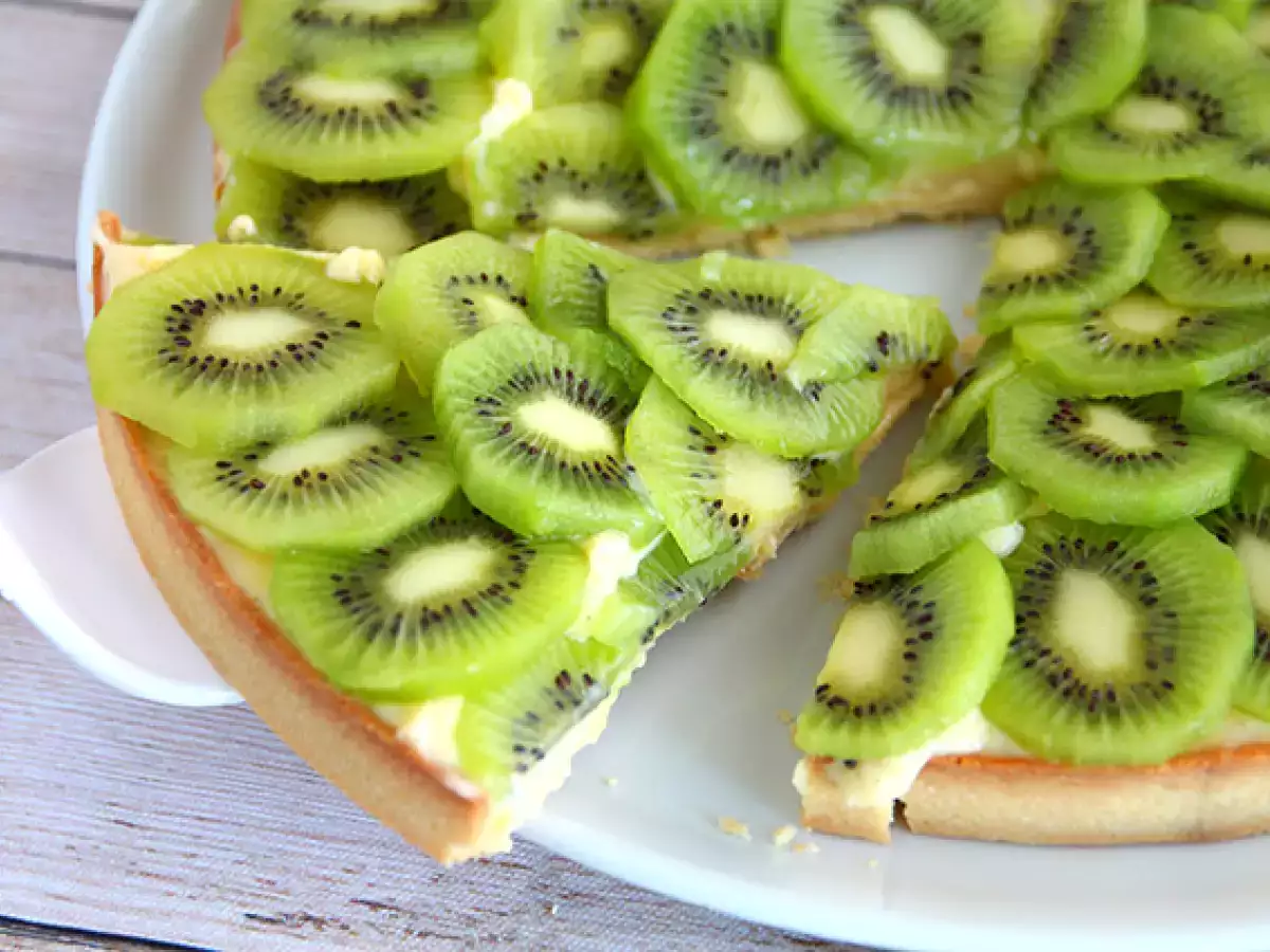Kiwi-tårta (snabb och enkel) - foto 3