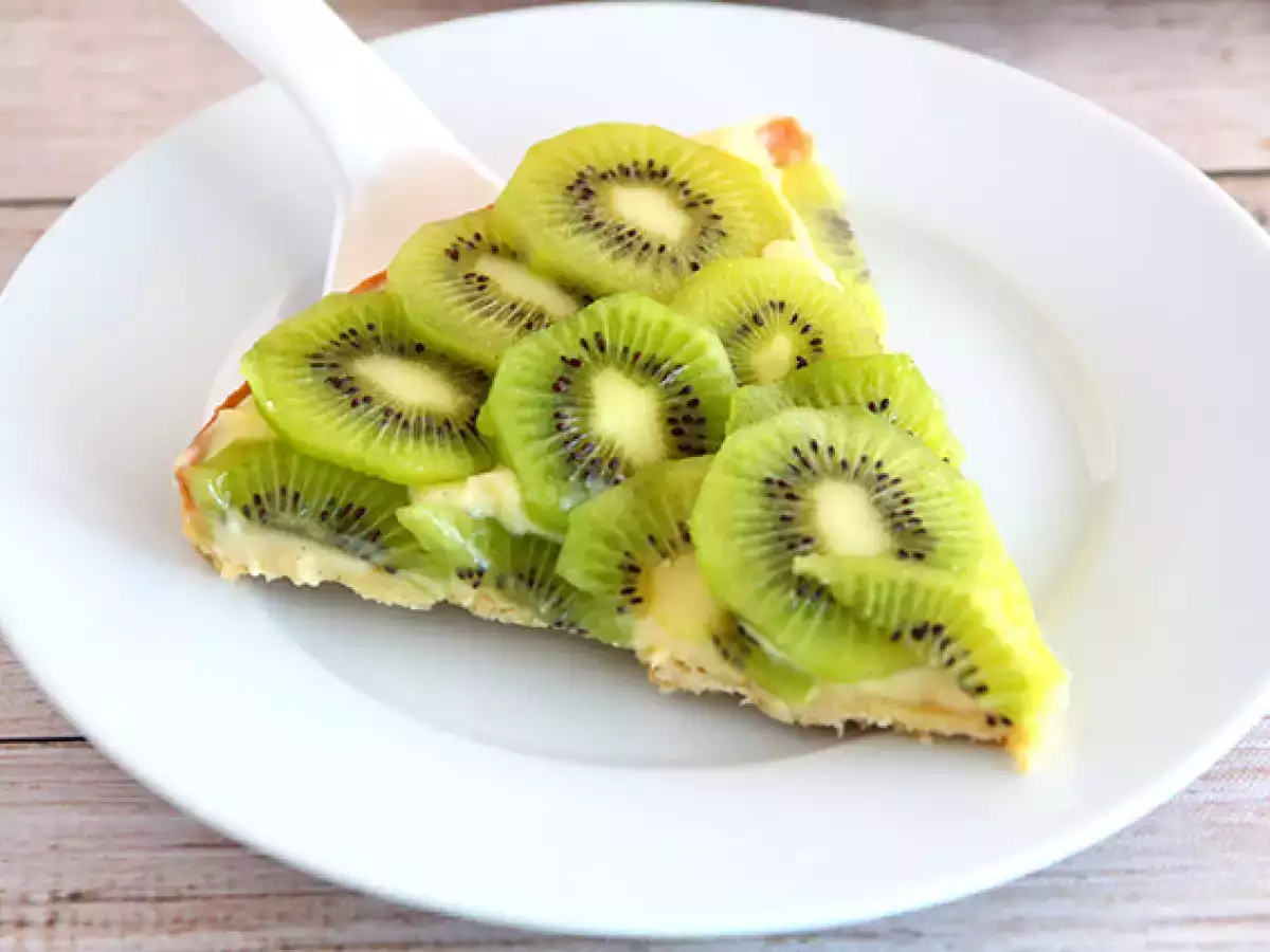 Kiwi-tårta (snabb och enkel) - foto 4