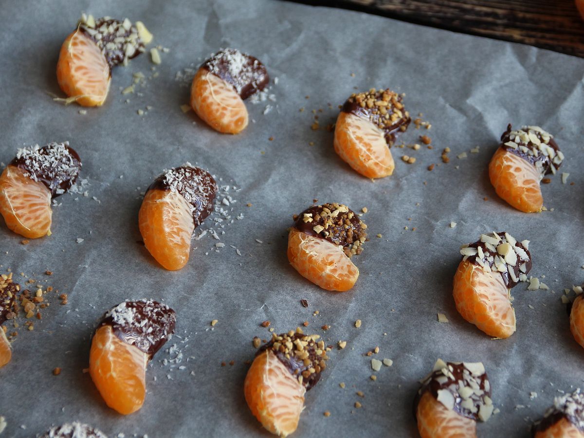 Klementiner med choklad: en snabb dessert som är fräsch och utsökt!