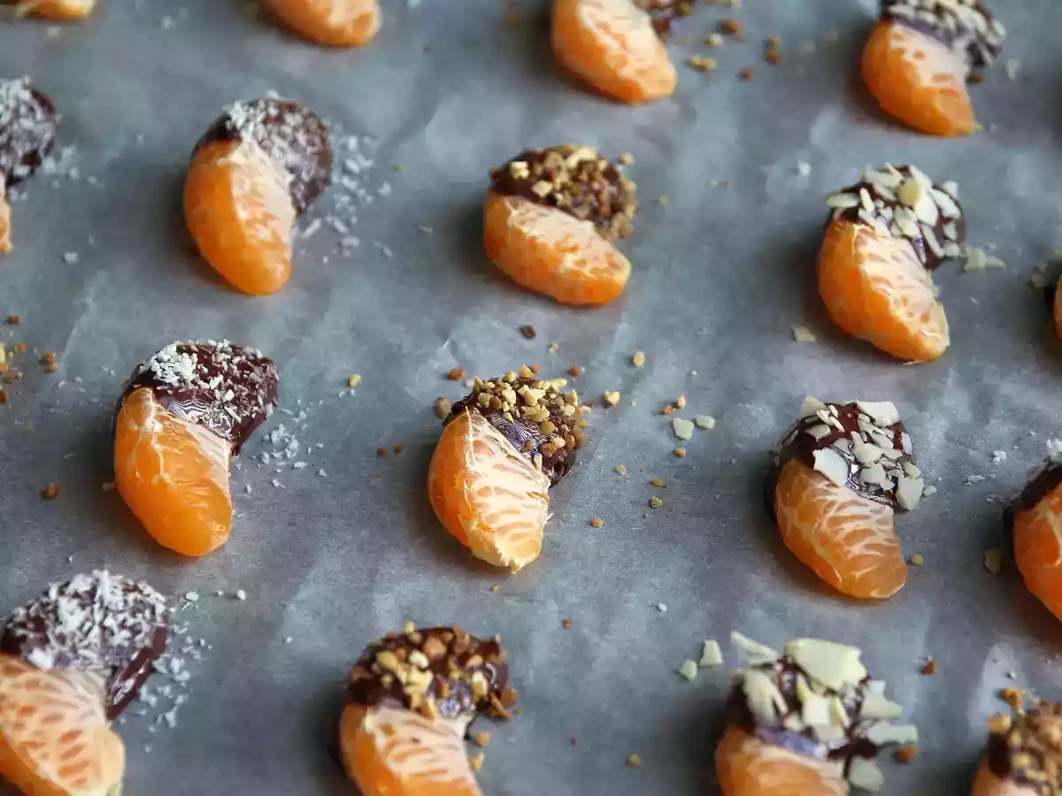 Klementiner med choklad: en snabb dessert som är fräsch och utsökt! - foto 2