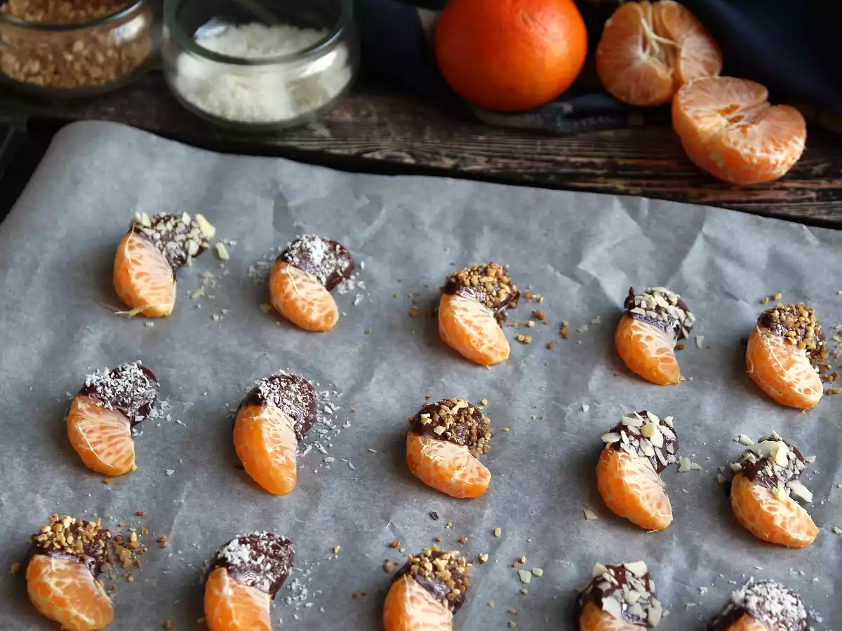 Klementiner med choklad: en snabb dessert som är fräsch och utsökt! - foto 3