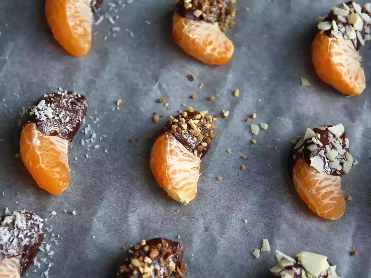 Klementiner med choklad: en snabb dessert som är fräsch och utsökt! - foto 4