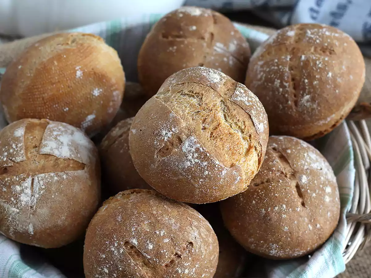 Knäckfria semlor - Resultat spröda och fluffiga! - foto 6
