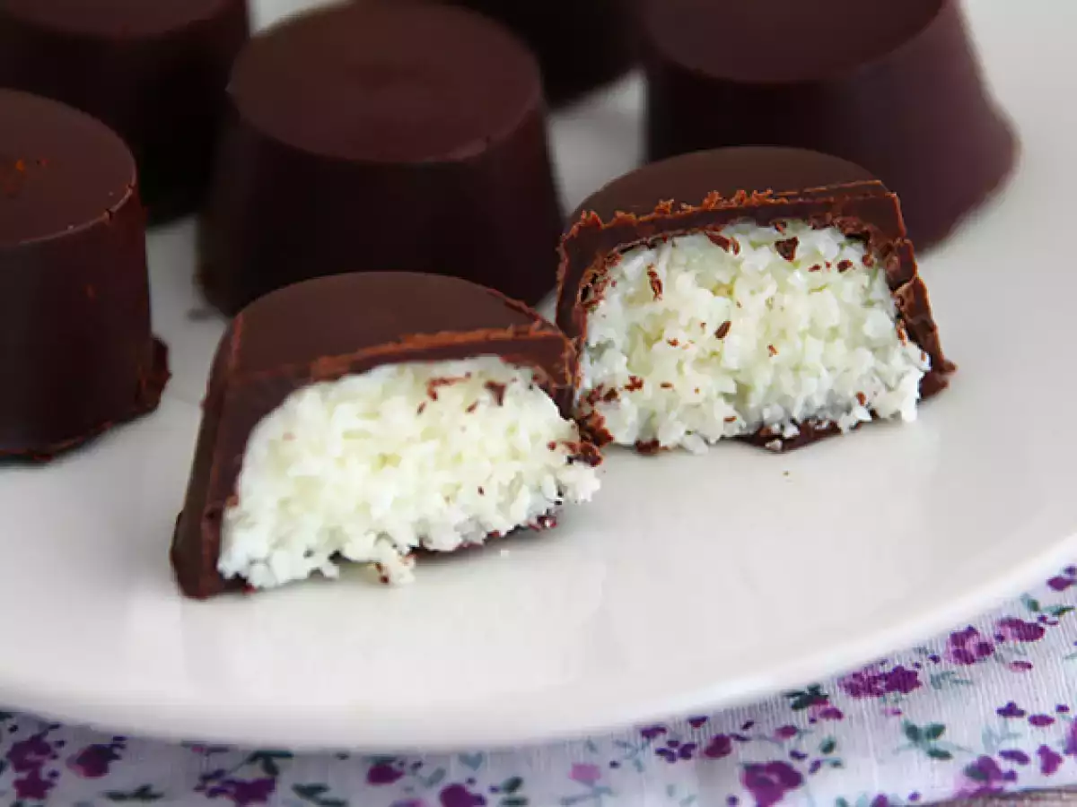 Kokosfyllda chokladpraliner i Bounty-stil - foto 2