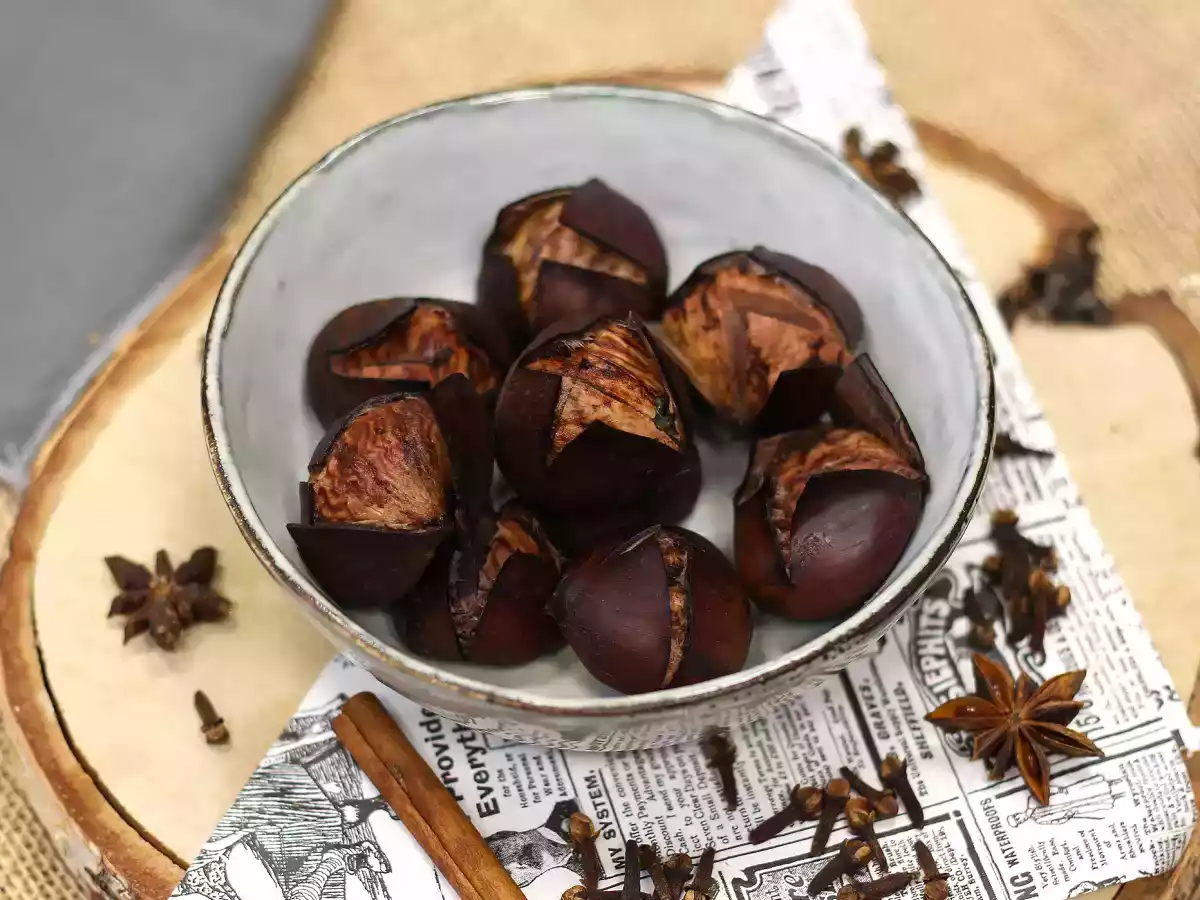 Kokta kastanjer, recept och tillagningstid