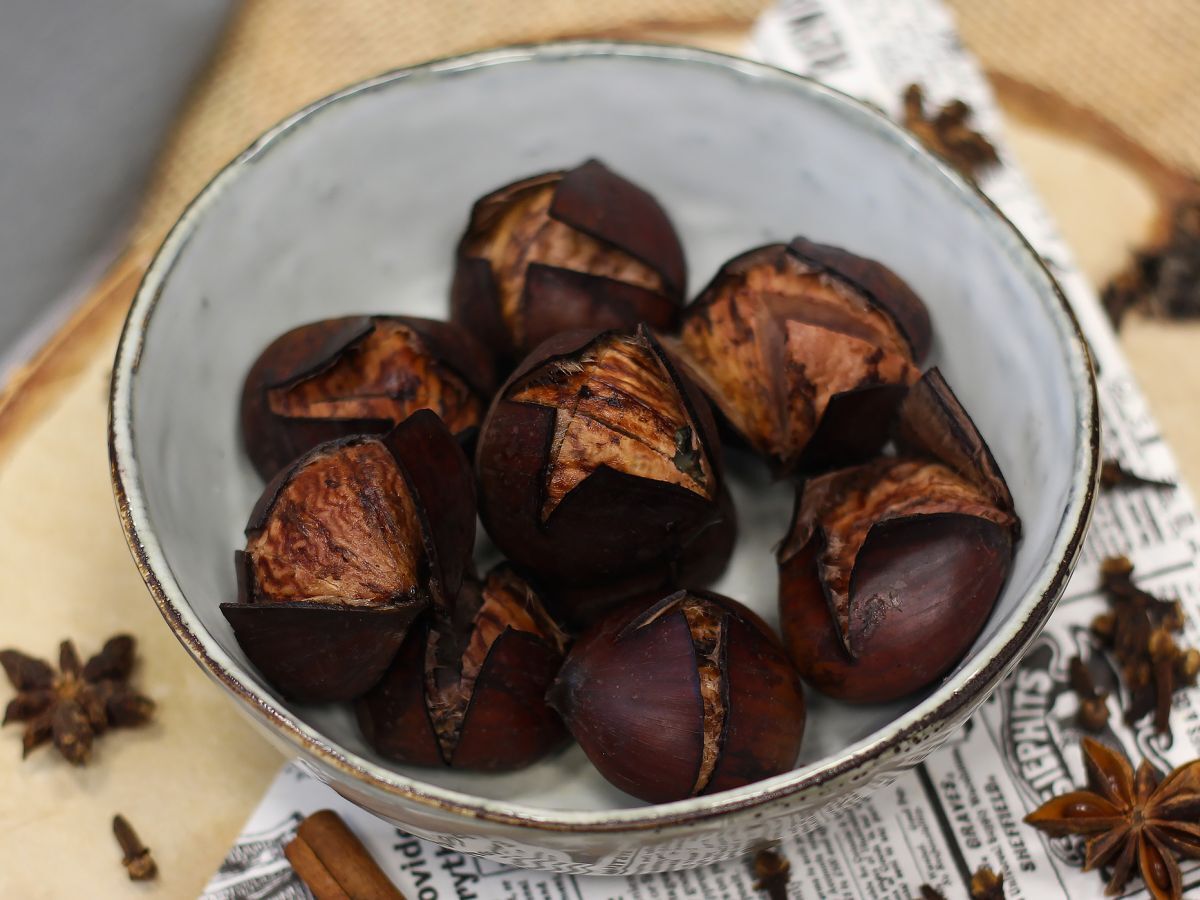 Kokta kastanjer, recept och tillagningstid - foto 5