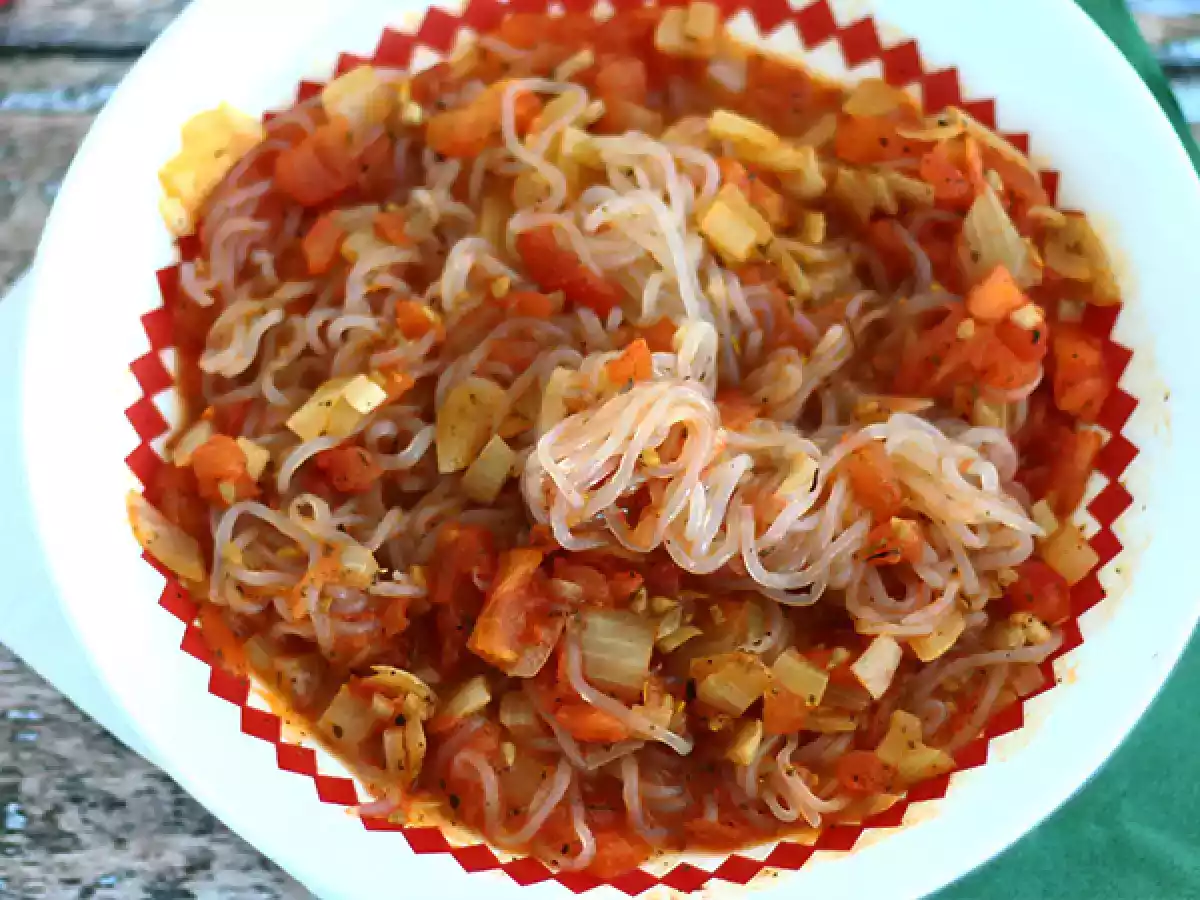Konjakspaghetti på provensalskt vis - foto 2