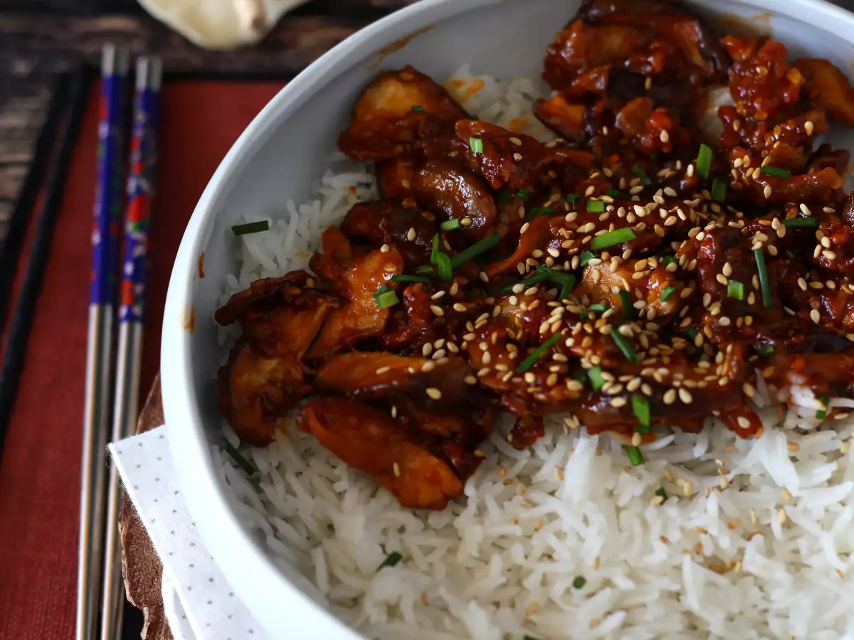 Koreanska shiitakesvampar med gochujang - foto 3