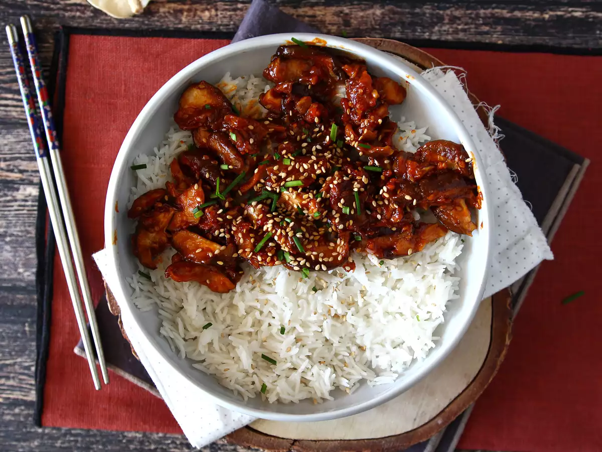 Koreanska shiitakesvampar med gochujang - foto 4