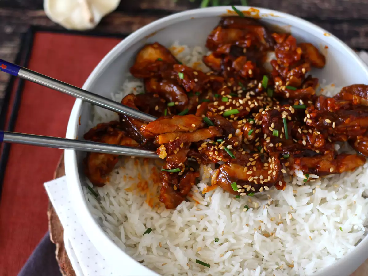 Koreanska shiitakesvampar med gochujang - foto 5