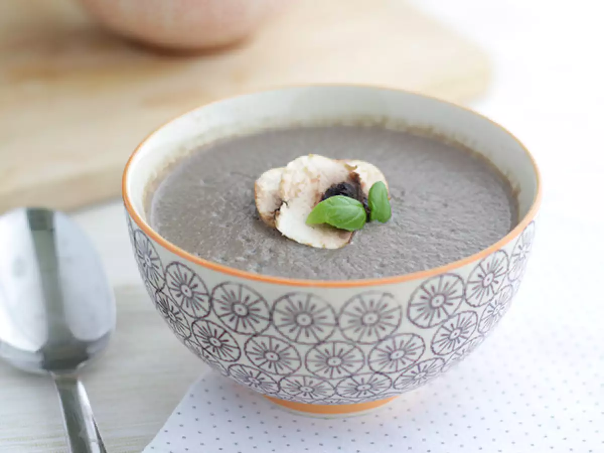 Krämig champinjonsoppa