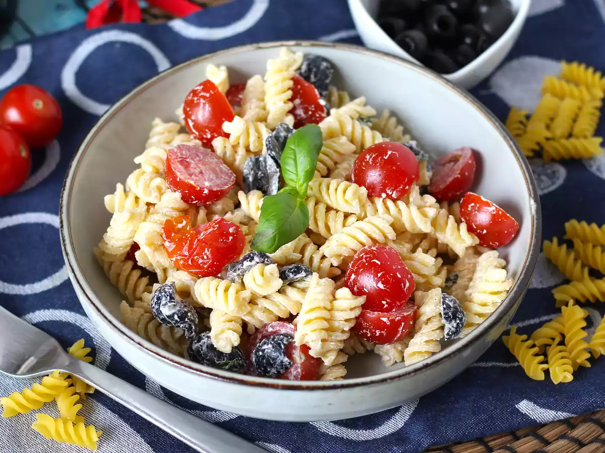 Krämig kall pasta, klar på mindre än 10 minuter! - foto 2
